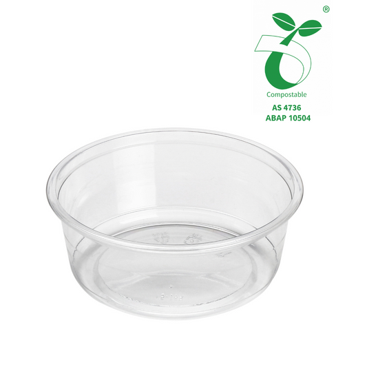 YS-08RG - YS 8oz PLA 8oz Clear Round Deli Container