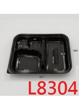 L8304 (base) - 4 Compartments Bento Box