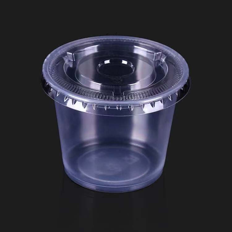 PL100 - PET 45mm Flat Lid (clear)