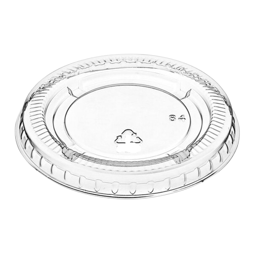 PL200-PLA - YS PLA Flat Lid for 2oz Portion Cup (DIA. 62mm)