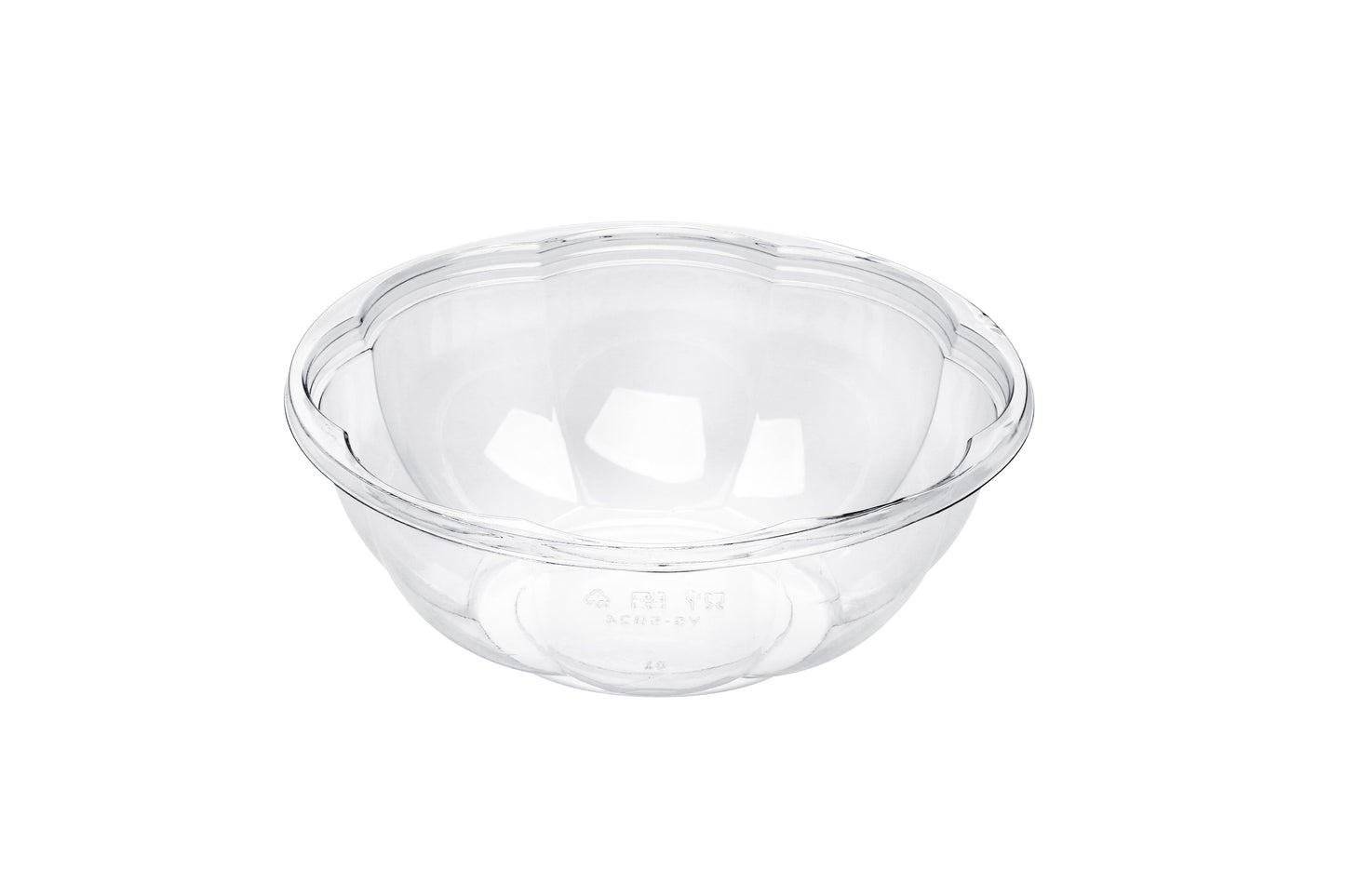 YS-SB24G - YS 24oz PLA Round Clear Salad Show Bowl